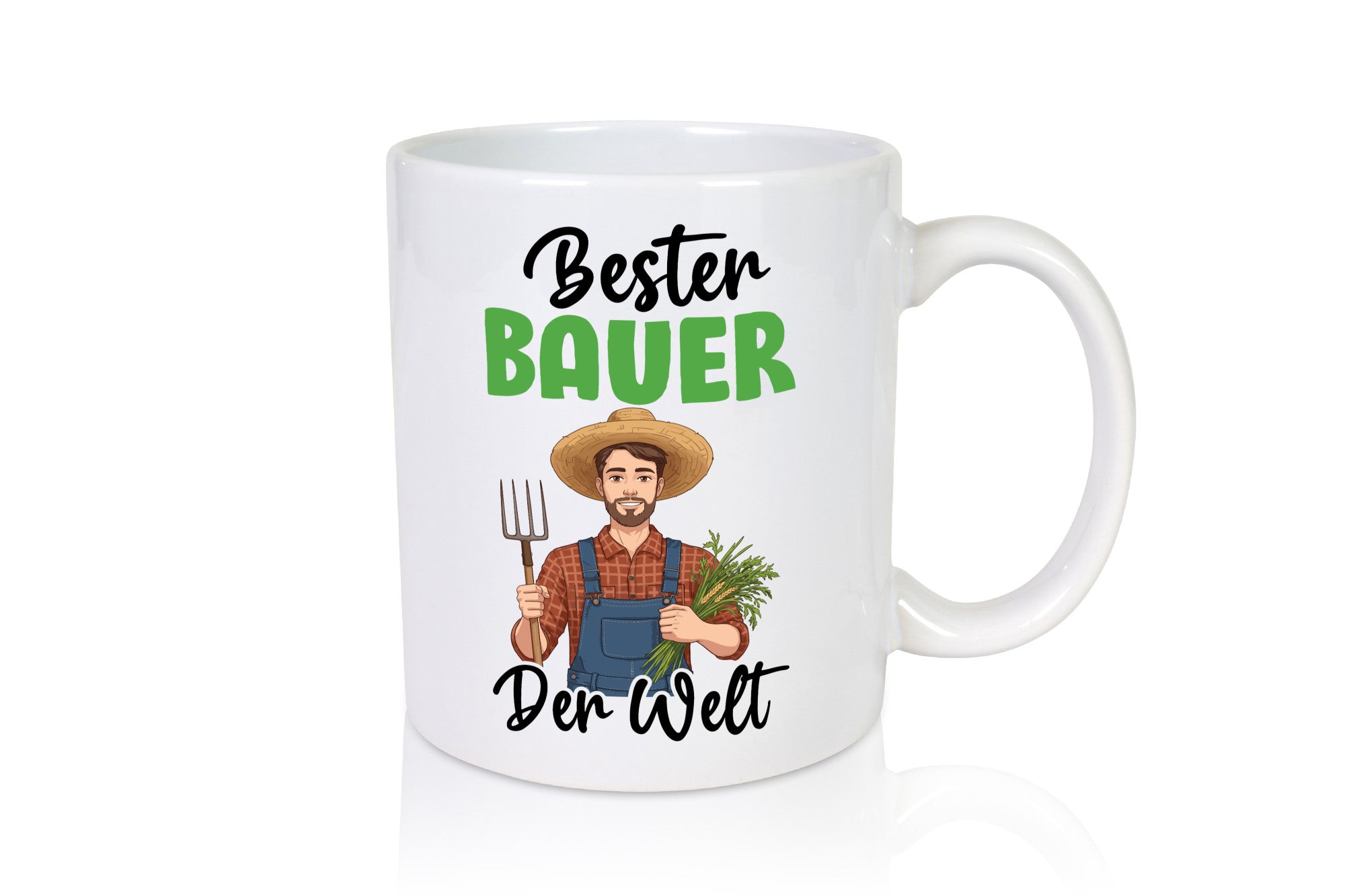 Bester Bauer | Bauernhof Landwirtschaft v2 Geschenkidee Humor Tasse