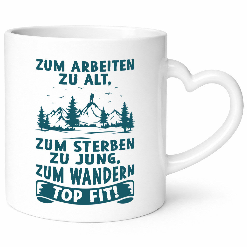 Arbeiten zu alt, Sterben jung, Wandern topfit | Berge lustig Arbeit Kollegen