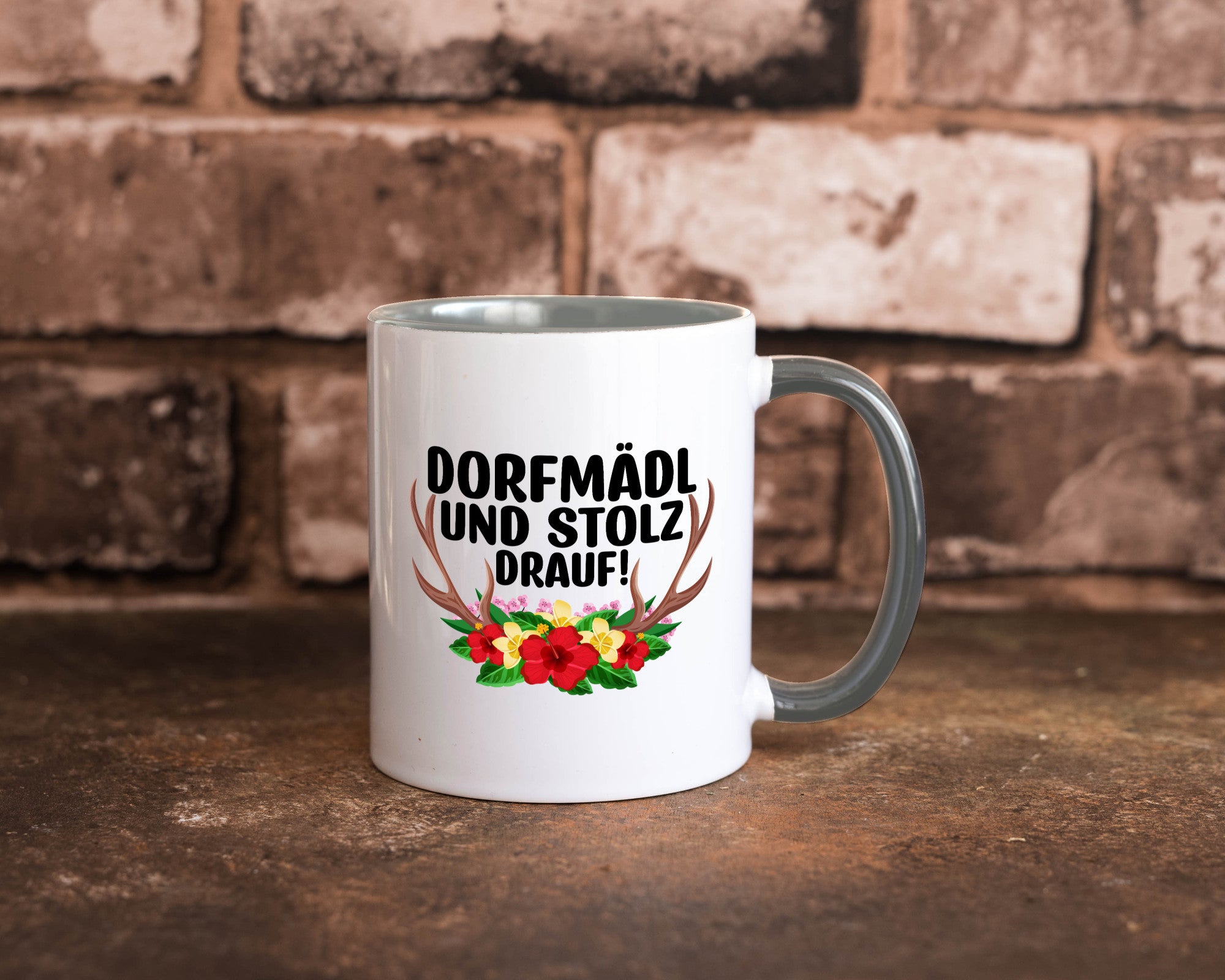 Dorfmädel und stolz drauf | Dorfkind Dorf v2 Geschenkidee Humor Tasse