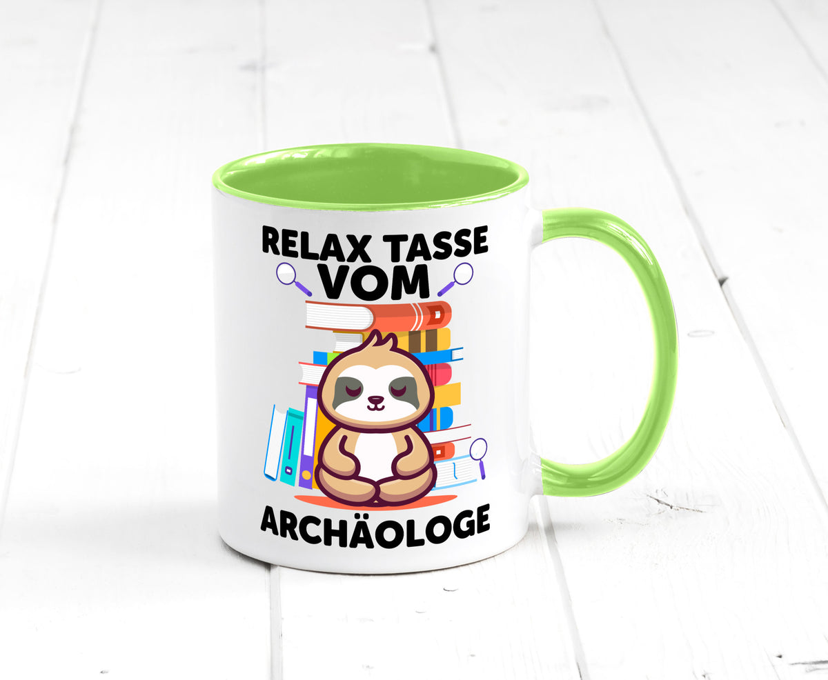 Relax Tasse: Archäologe | Archäologie Forscher lustig Humor Geschenkidee