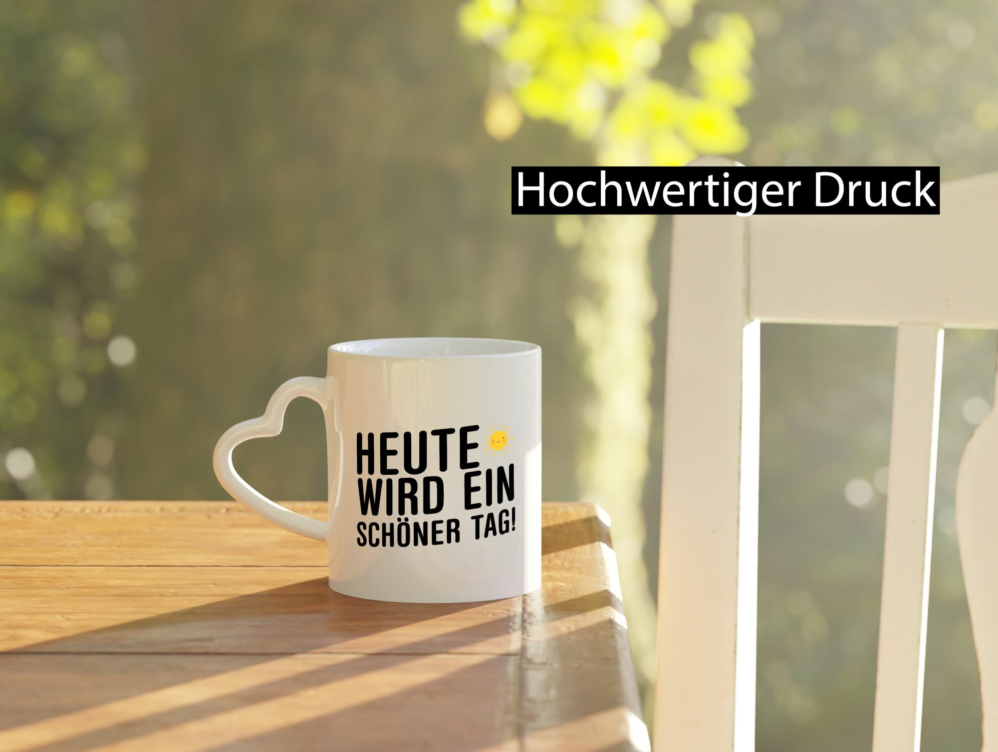 Heute wird ein schöner Tag | Motivation Positive Gedanken lustig Humor