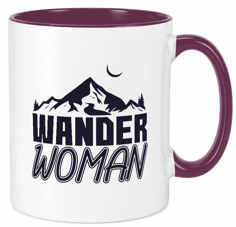 Wander Woman | Frauen Tasse Wanderer Bergsteigen lustig Familie Geschenkidee