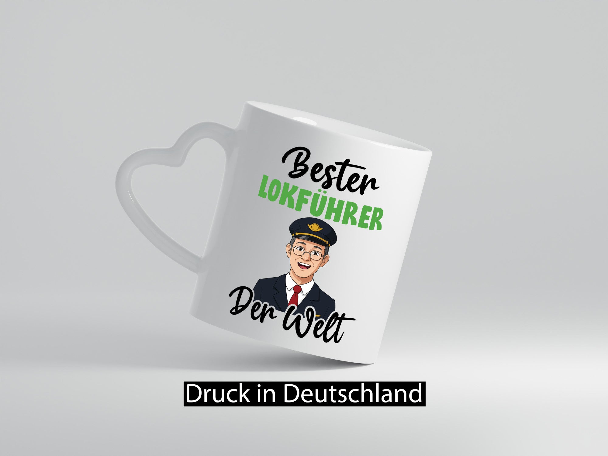 Bester Lokführer | Zug Beruf v2 Geschenkidee Arbeit Kollegen Büro Humor Tasse