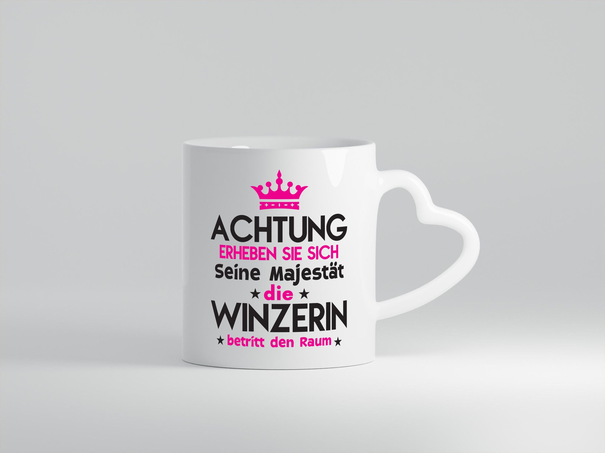 Seine Majestät Winzerin | Weinbauer Wein Humor Geschenkidee Tasse