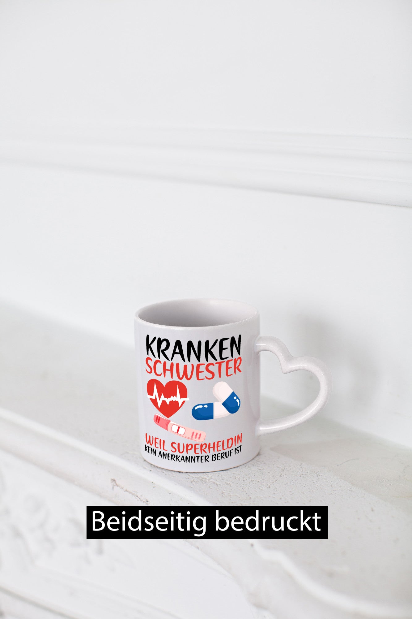 Krankenschwester | Pflegerin Superheldin Pflaster Geschenk Humor Geschenkidee