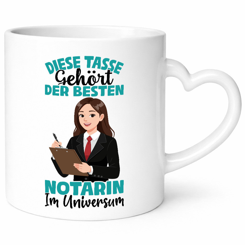Im Universum: Notarin | Juristin Humor Geschenkidee Tasse