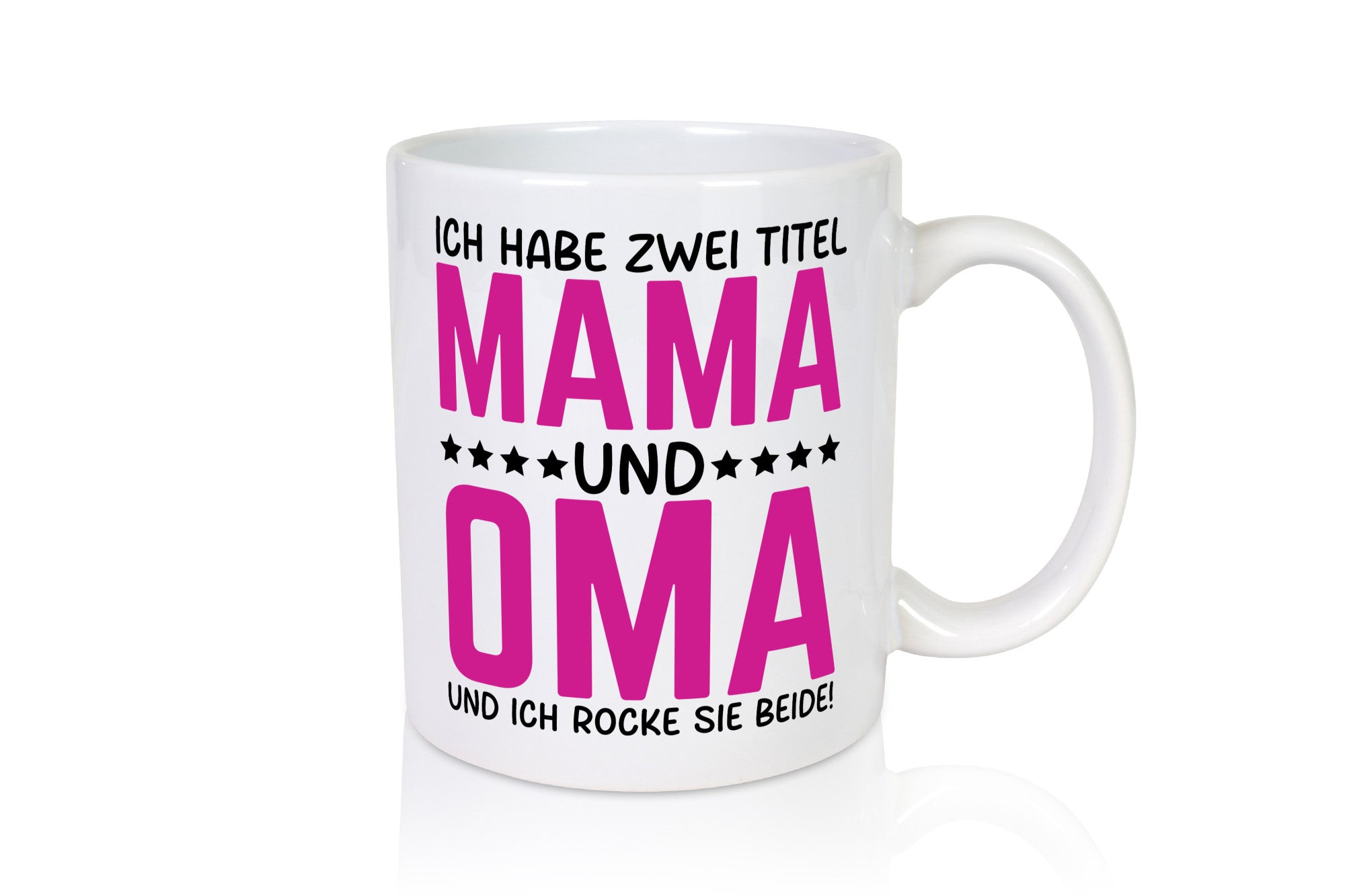 Zwei Titel Oma und Mama | Rock Sie beide Großmutter Geschenk Familie