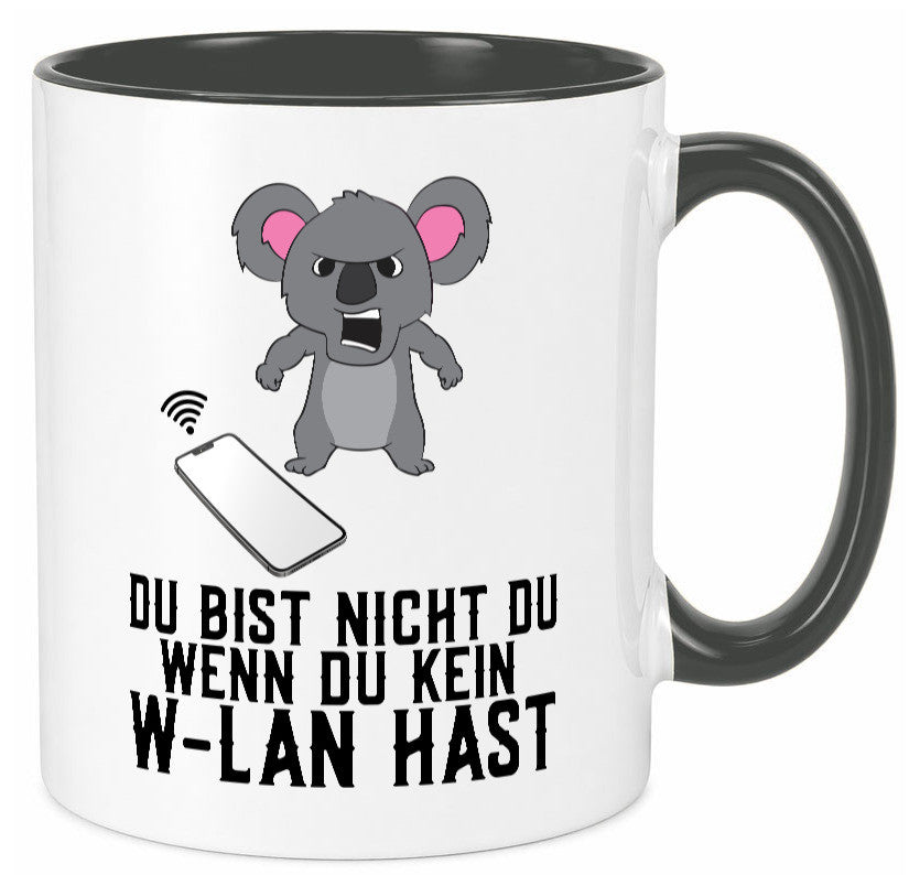 Du bist nicht | wütender Bär WLAN Computer Nerd Geschenkidee Humor Tasse