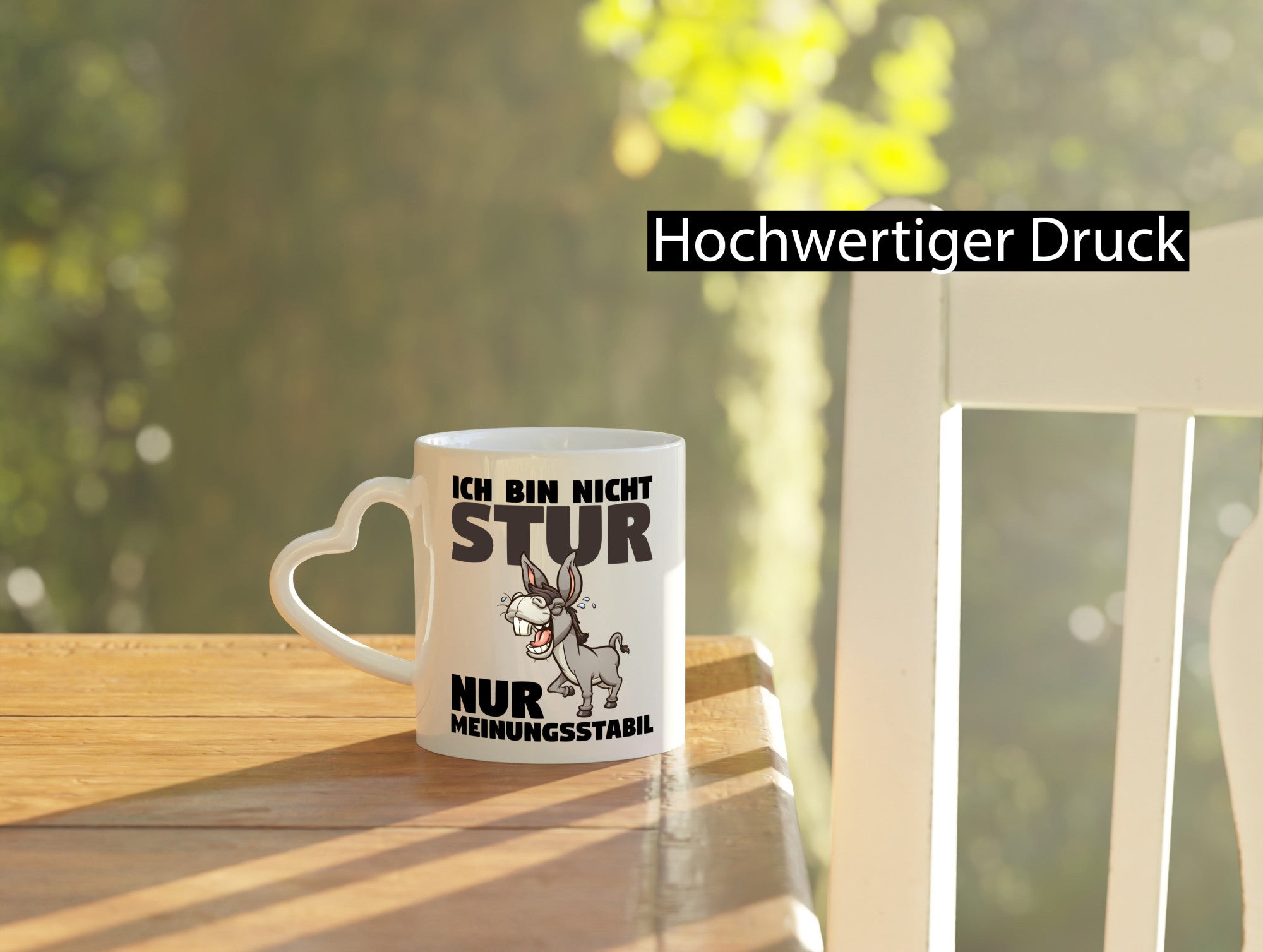 Sturer Esel | Sturkopf Tasse Dickkopf Spruch Humor lustiger Geschenk