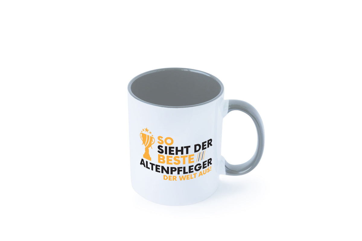 Der Weltbeste Altenpfleger | Pflegepersonal Altenheim lustig Humor Geschenkidee Tasse