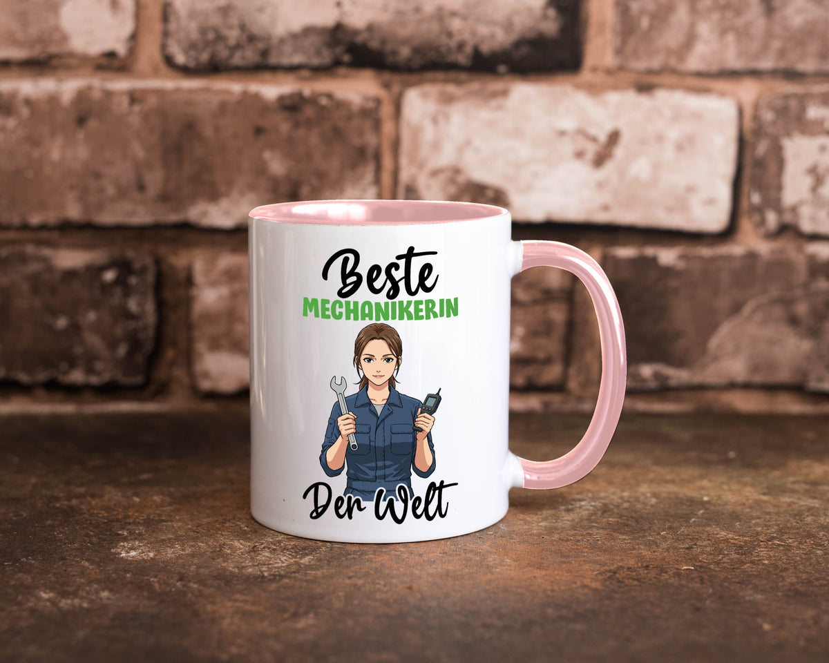 Beste Mechanikerin | KFZ v2 Humor Geschenkidee Tasse