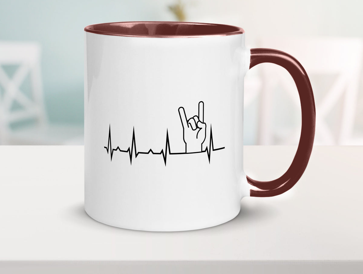 Heavy Metal Motiv | Rocker Musiker Rock Musik Geschenk Humor Geschenkidee Tasse