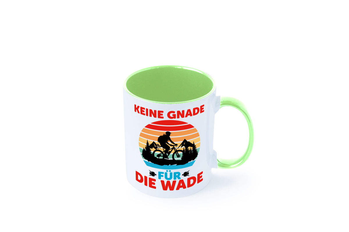 Keine Knade für die Wade | BMX Renrad Biker v2 lustig Humor Geschenkidee Tasse
