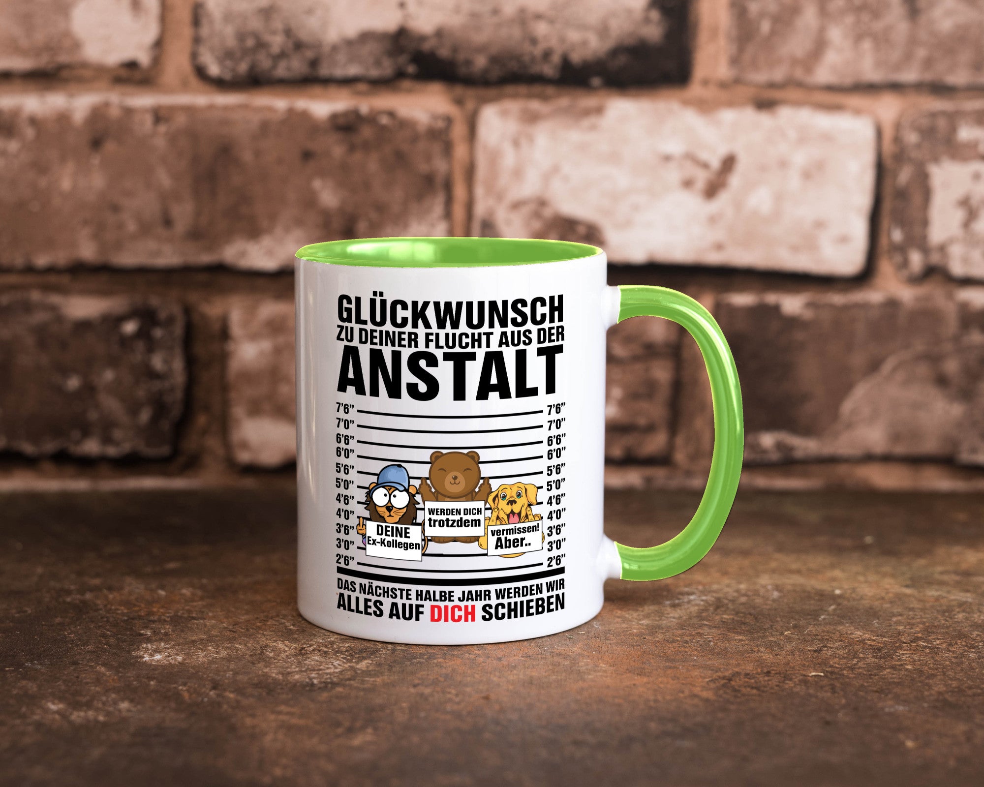 Glückwunsch zur Flucht | Arbeitskollegen Berufswechel Humor Arbeit Kollegen