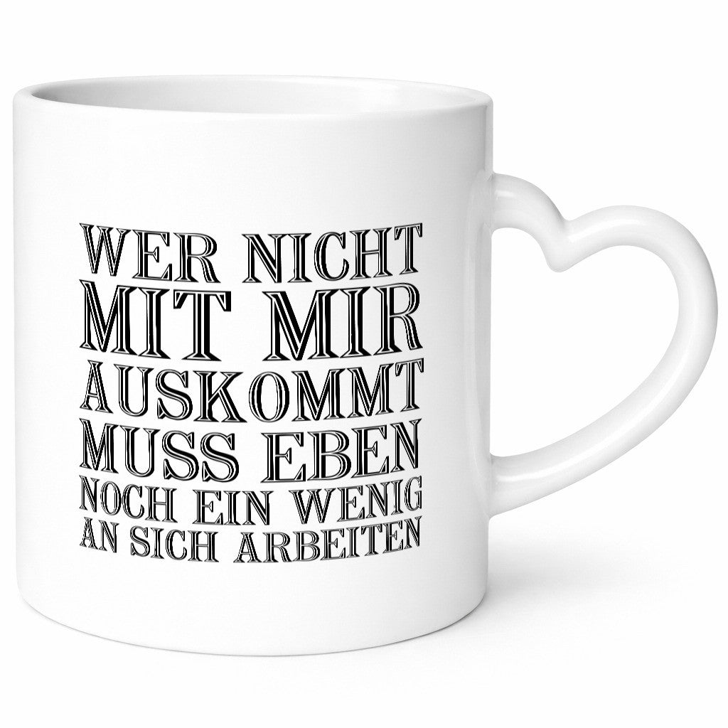 Wer nicht mit mir auskommt | Männer Kollege Mitarbeiter lustig Arbeit Kollegen