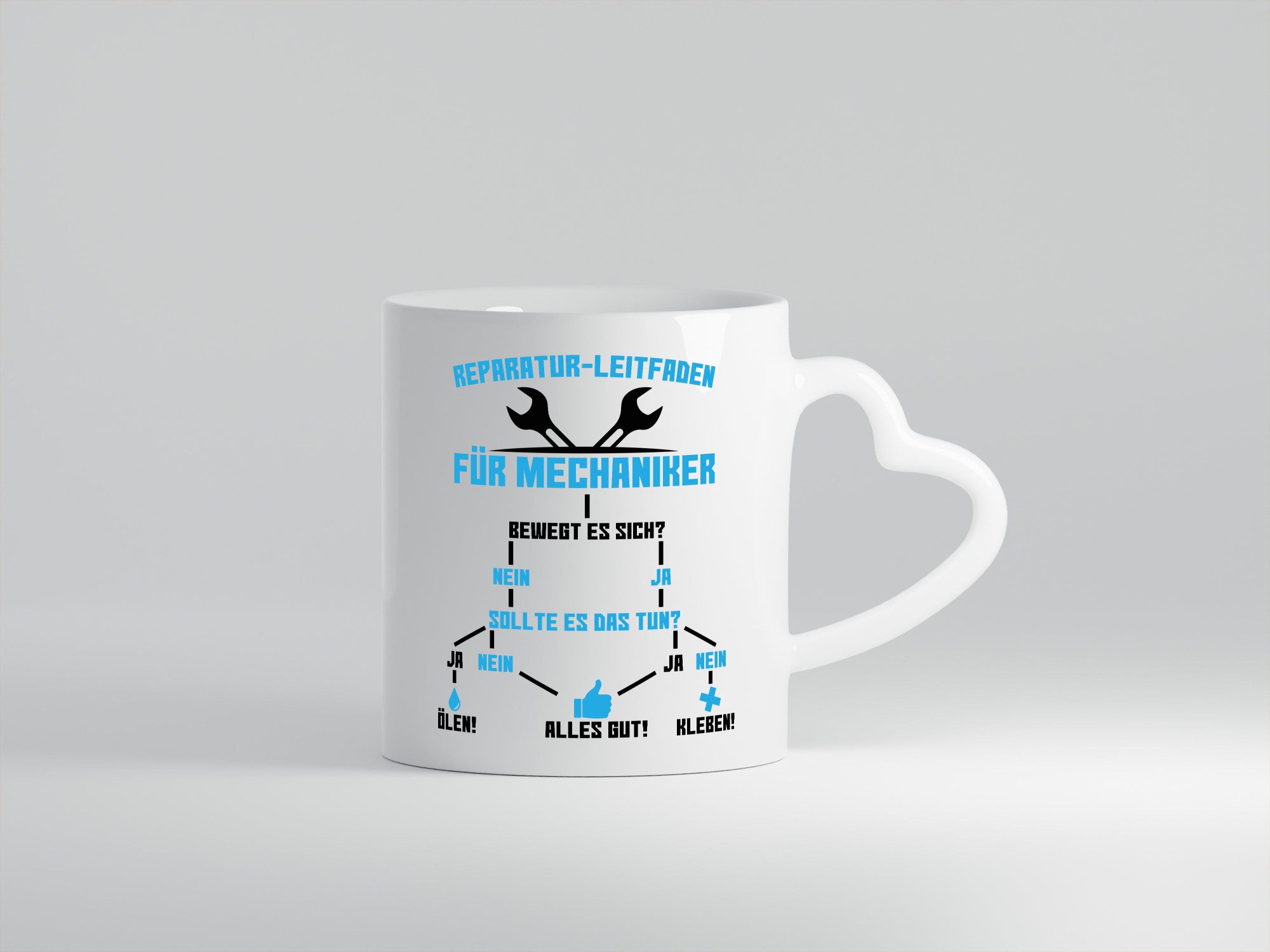Mechaniker | Reparatur Autowerkstatt Ölen Kleben Geschenkidee Humor Tasse