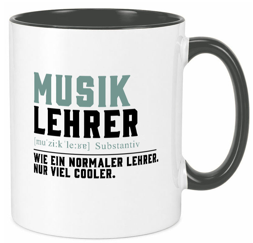 Musiklehrer | Lehrer Unterricht Lieblingslehrer Geschenkidee Humor Tasse