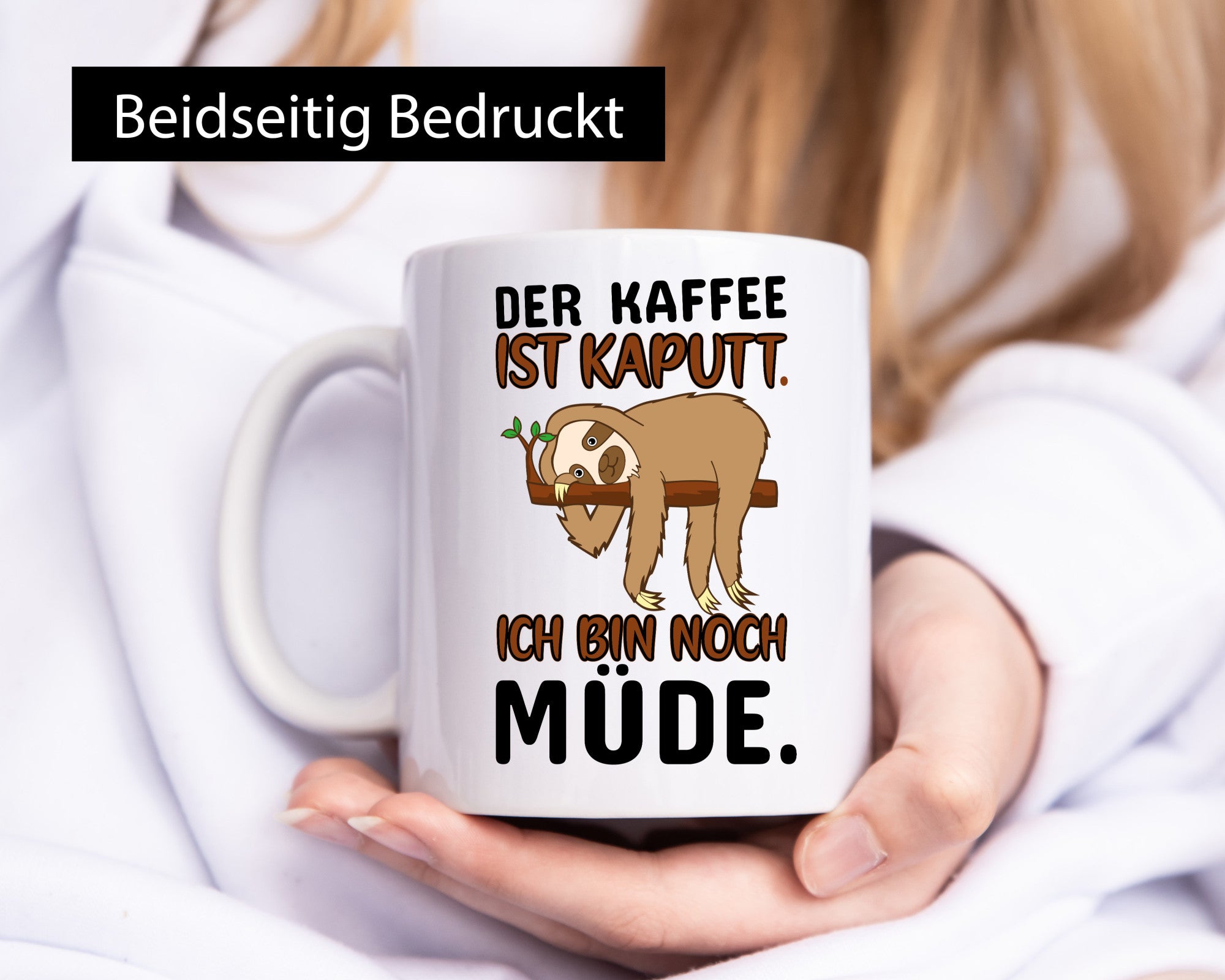 Der Kaffee ist kaputt v2 Geschenk Humor Geschenkidee lustiger Spruch Tasse
