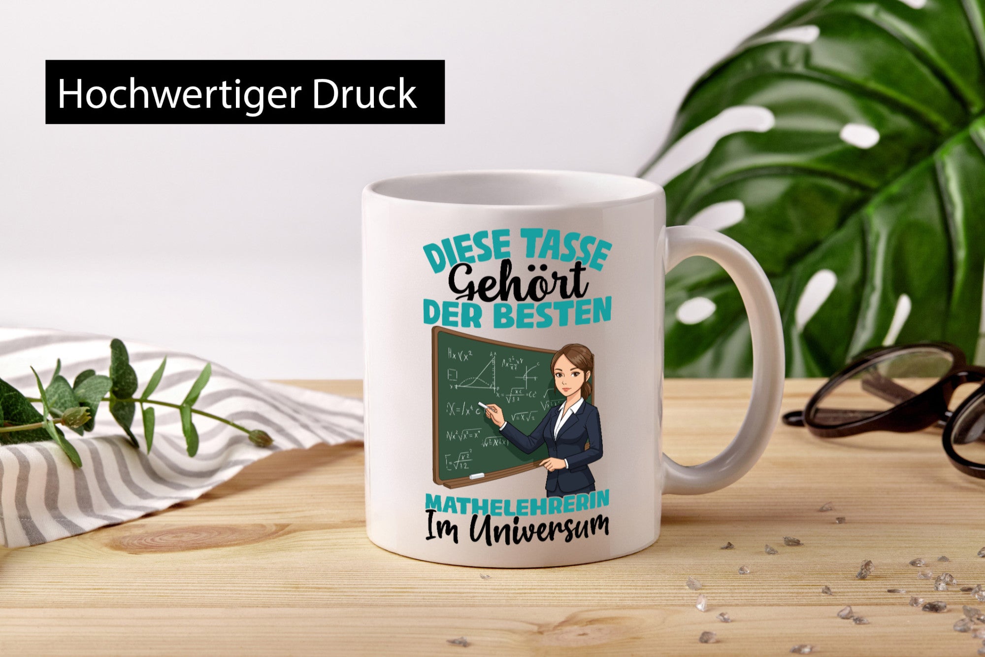 Im Universum: Mathelehrerin | Lehrer Mathe lustiger Spruch Geschenk Humor