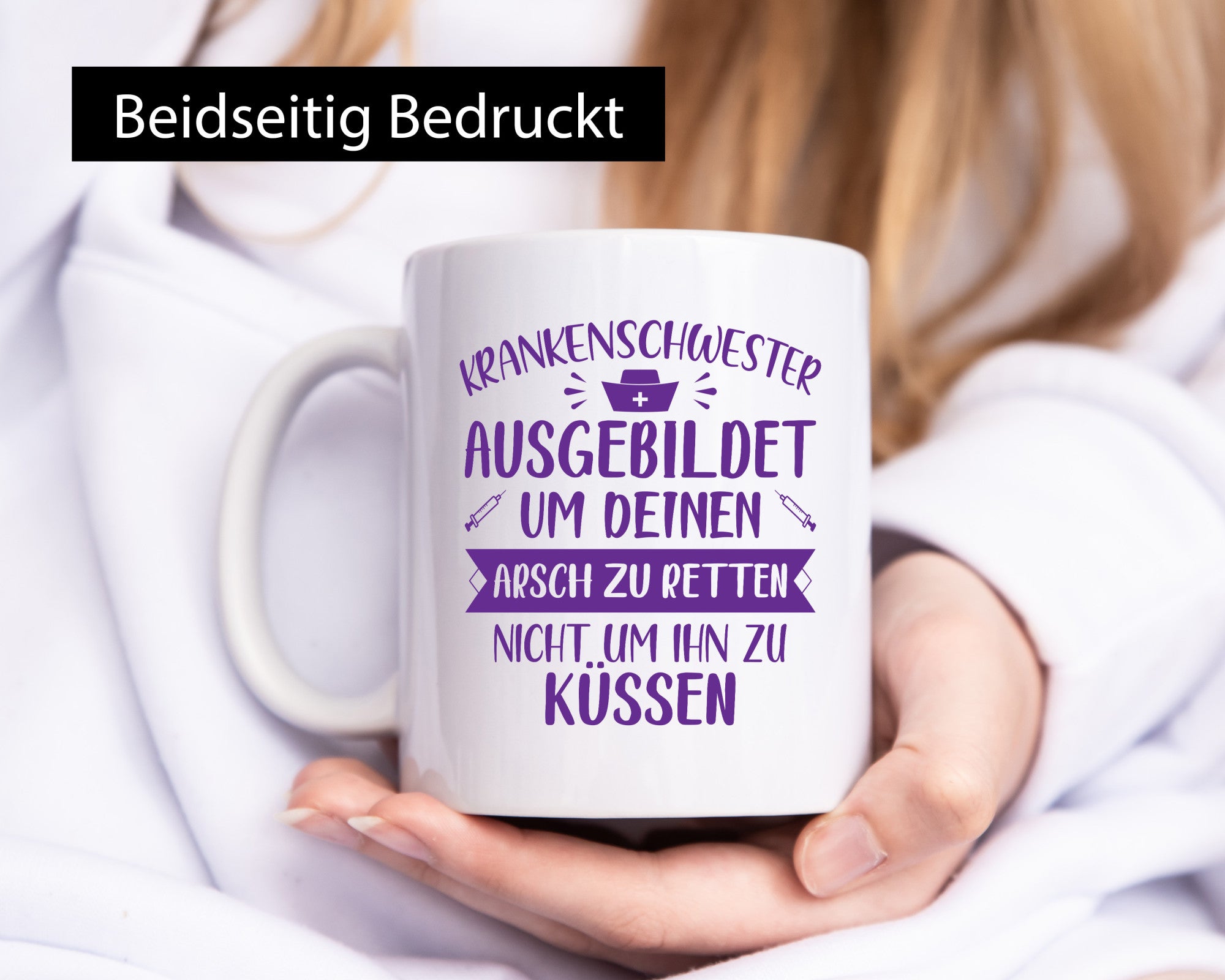 Ausgebildet um deinen Arsch zu retten | Spritzen Geschenk Humor Geschenkidee