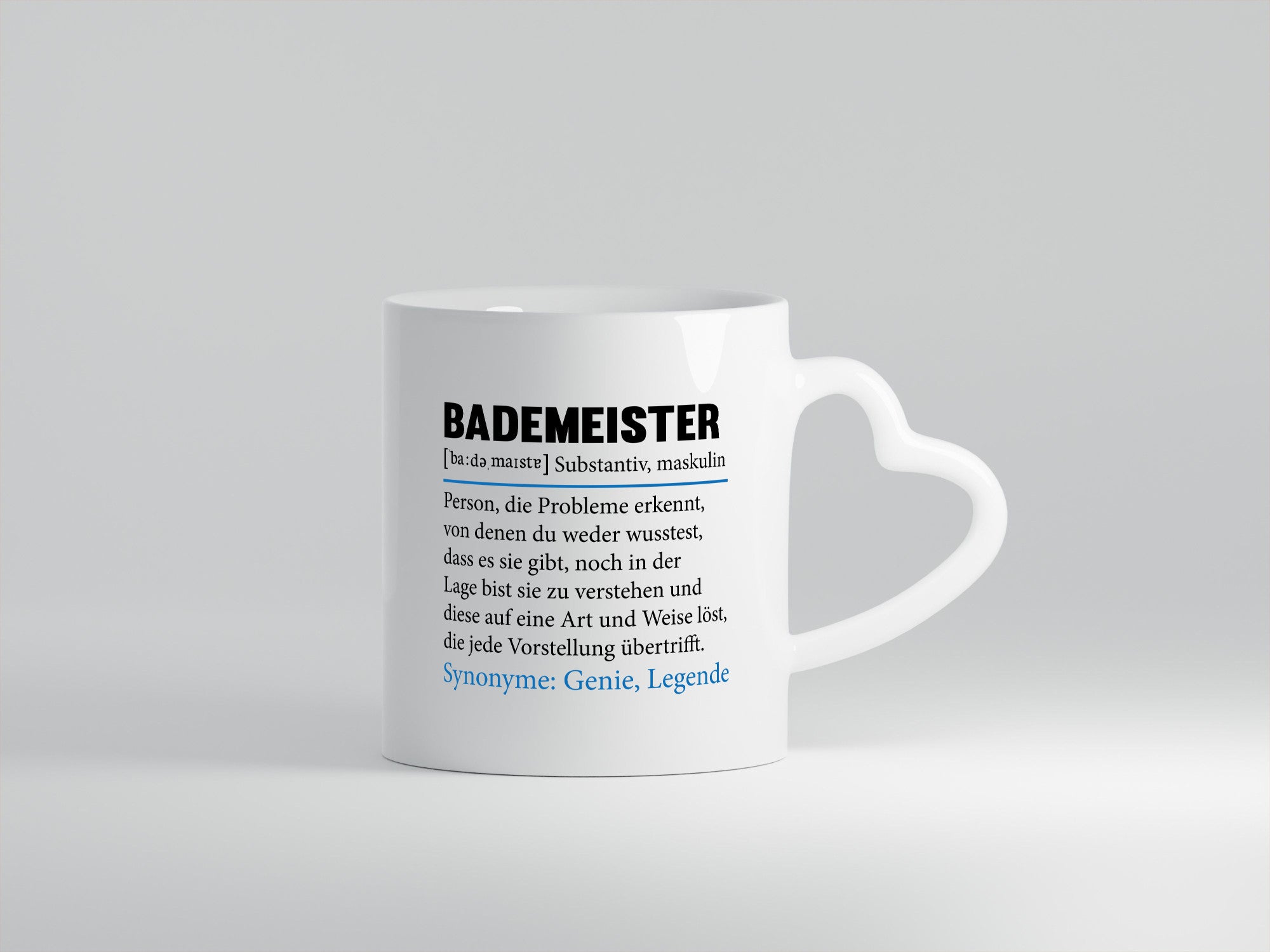 Bademeister | Rettungsschwimmer Schwimmmeister Humor Geschenkidee Tasse