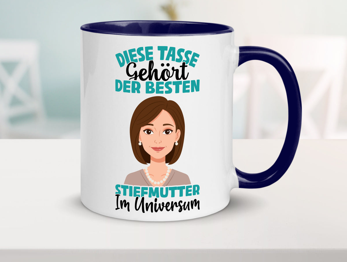 Im Universum: Stiefmutter | Stieftochter Beste Geschenk Familie Geschenkidee Tasse