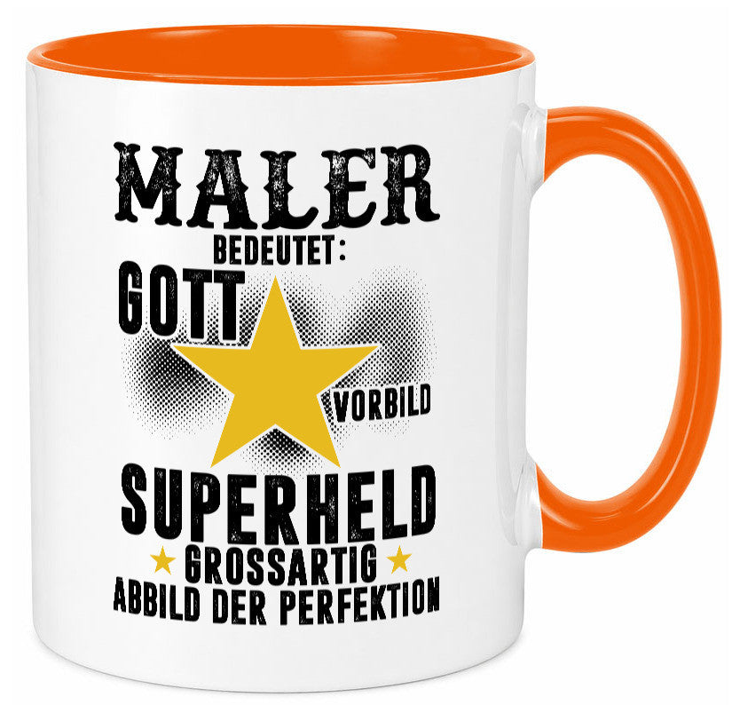 Bedeutung von Maler | Malerei Humor Geschenkidee Tasse