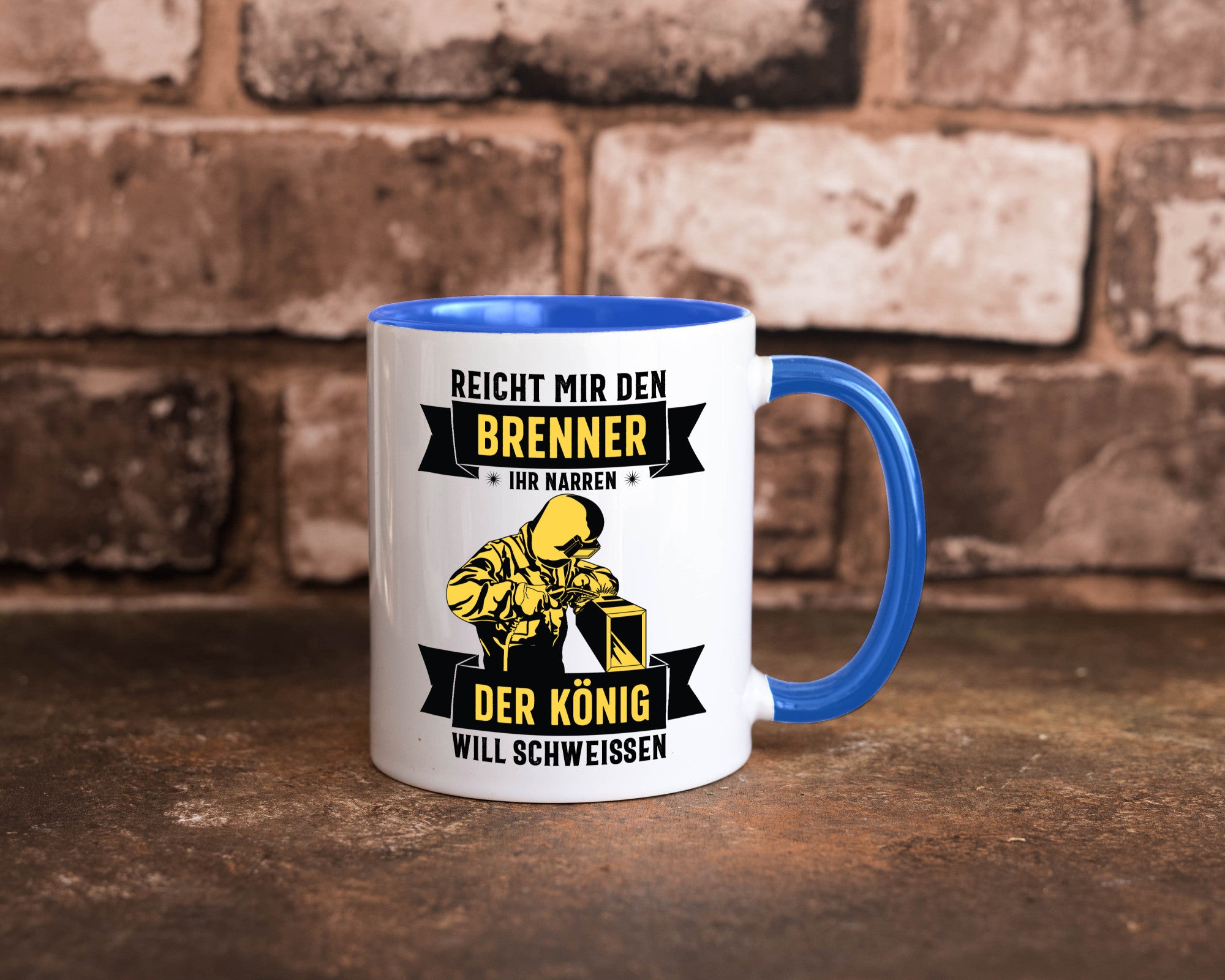 König will schweissen | Schweisser Sterne lustiger Spruch Geschenk Humor