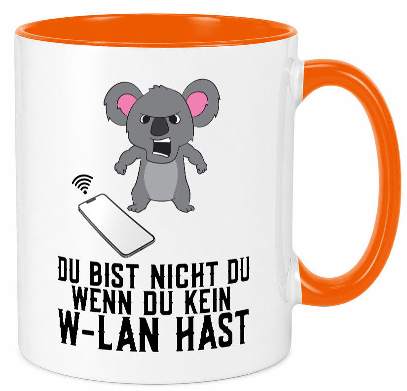 Du bist nicht | wütender Bär WLAN Computer Nerd Geschenkidee Humor Tasse