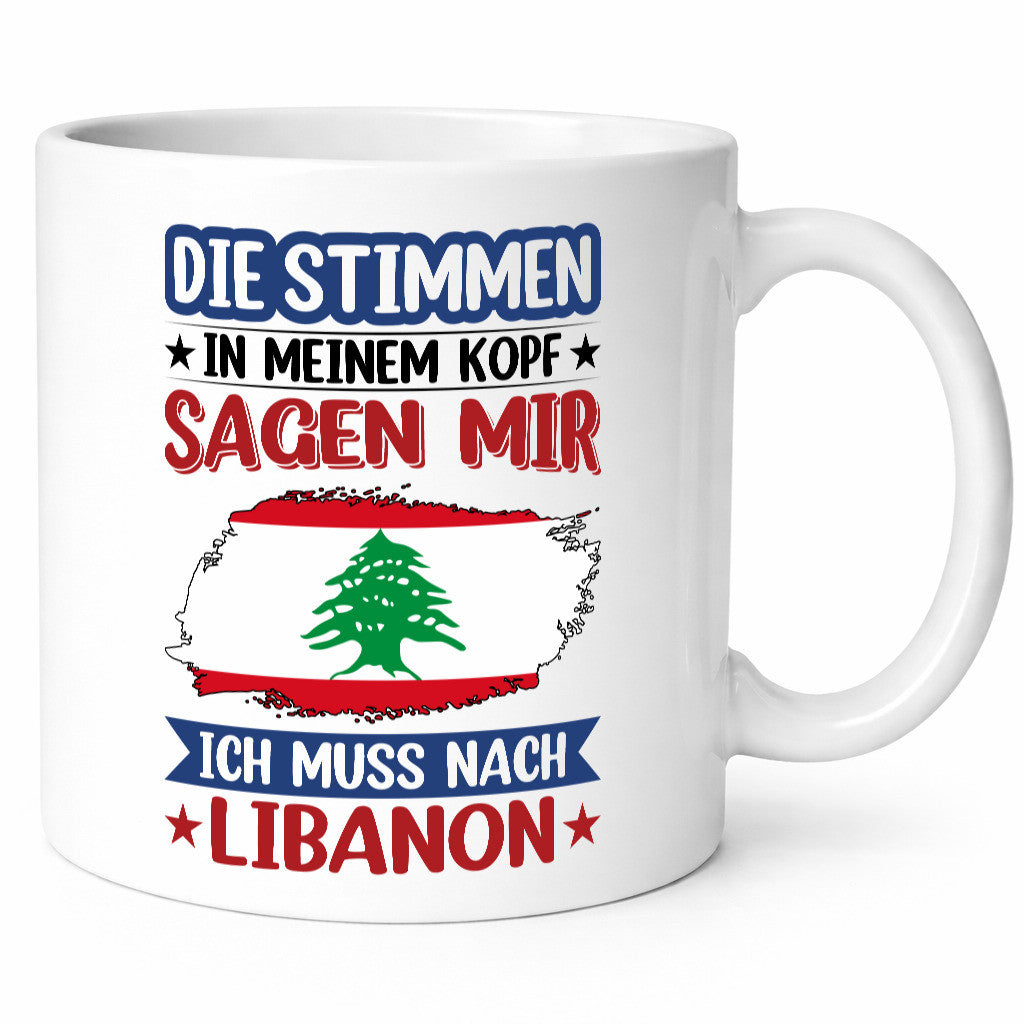 Libanon | Urlaub Stimmen in meinem Kopf Traumland lustig Humor Geschenkidee
