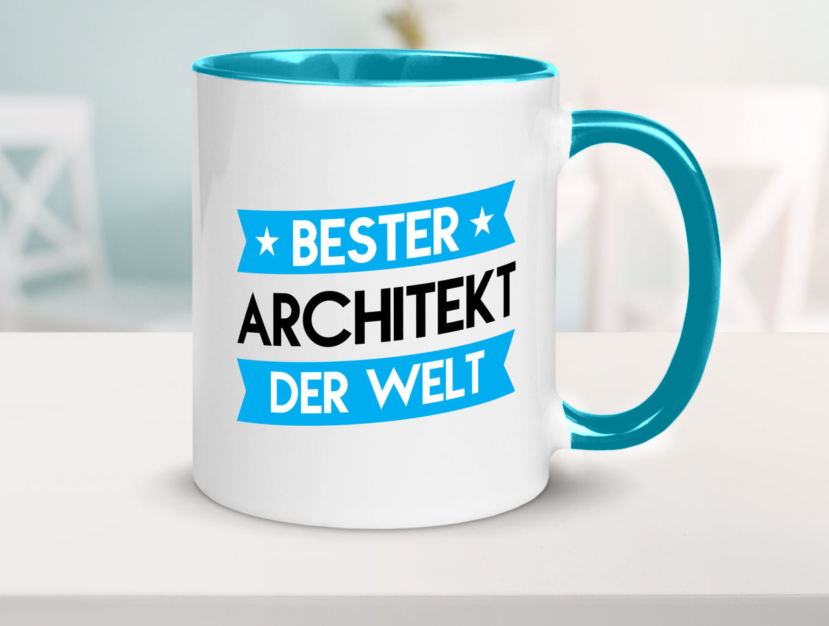 Bester Architekt | Architektur Büro Geschenk Arbeit Kollegen lustiger Spruch Tasse