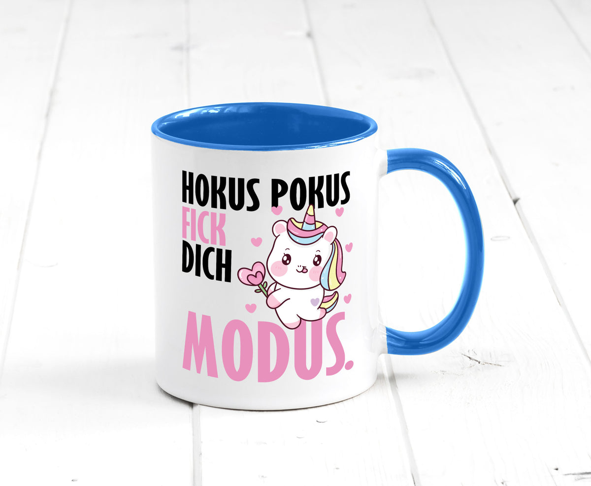 Hokus Pokus lustiger Spruch Geschenk Humor Geschenkidee Tasse