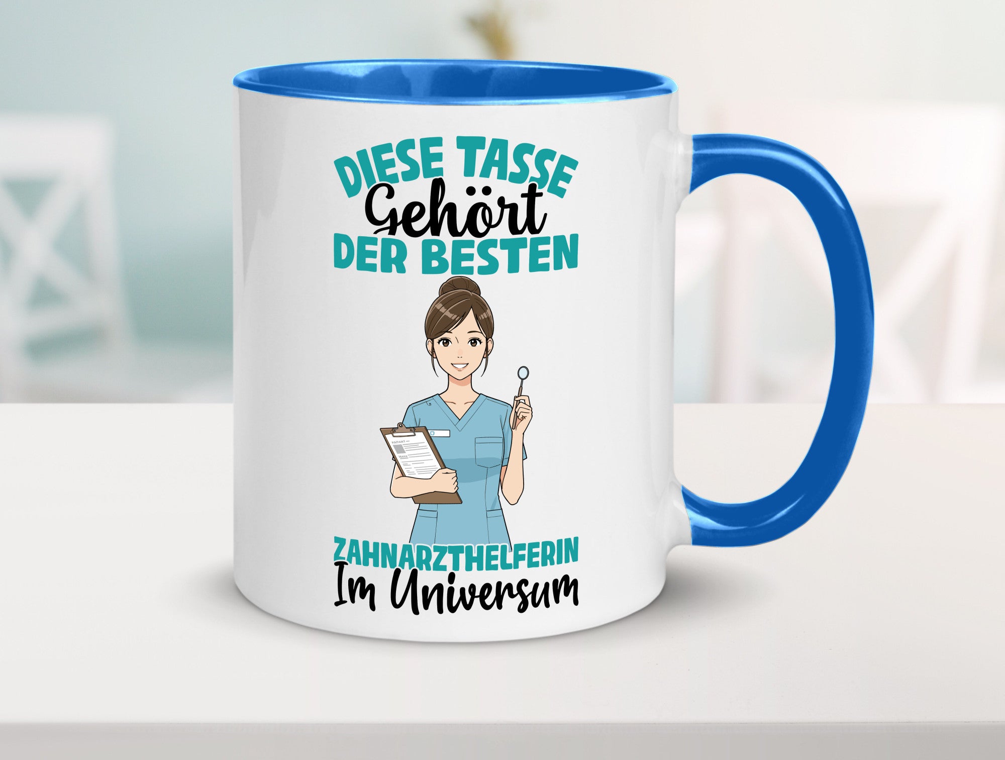 Im Universum: Zahnarzthelferin | Zahnmedizin Humor Geschenkidee Tasse