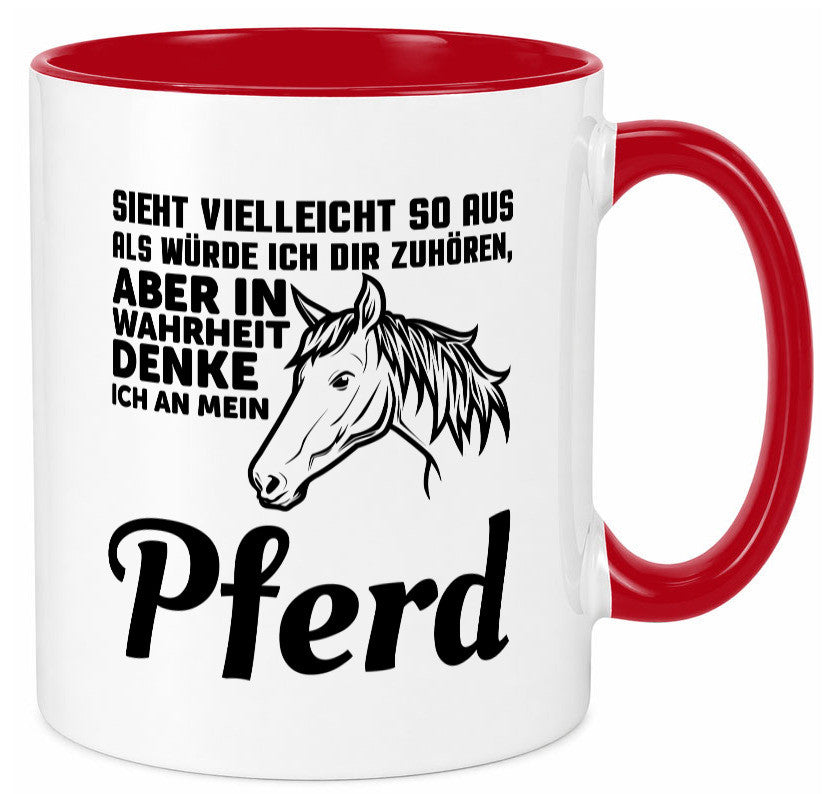 Pferde Spruch | Reiterin Tasse Pferdesport Reiten Humor Geschenkidee