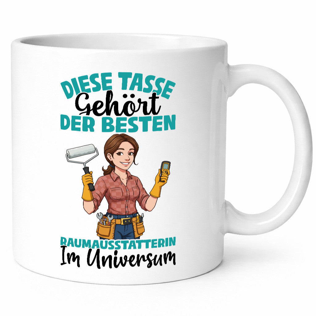 Im Universum: Raumausstatterin | Wohn Ausstatterin lustig Humor Geschenkidee