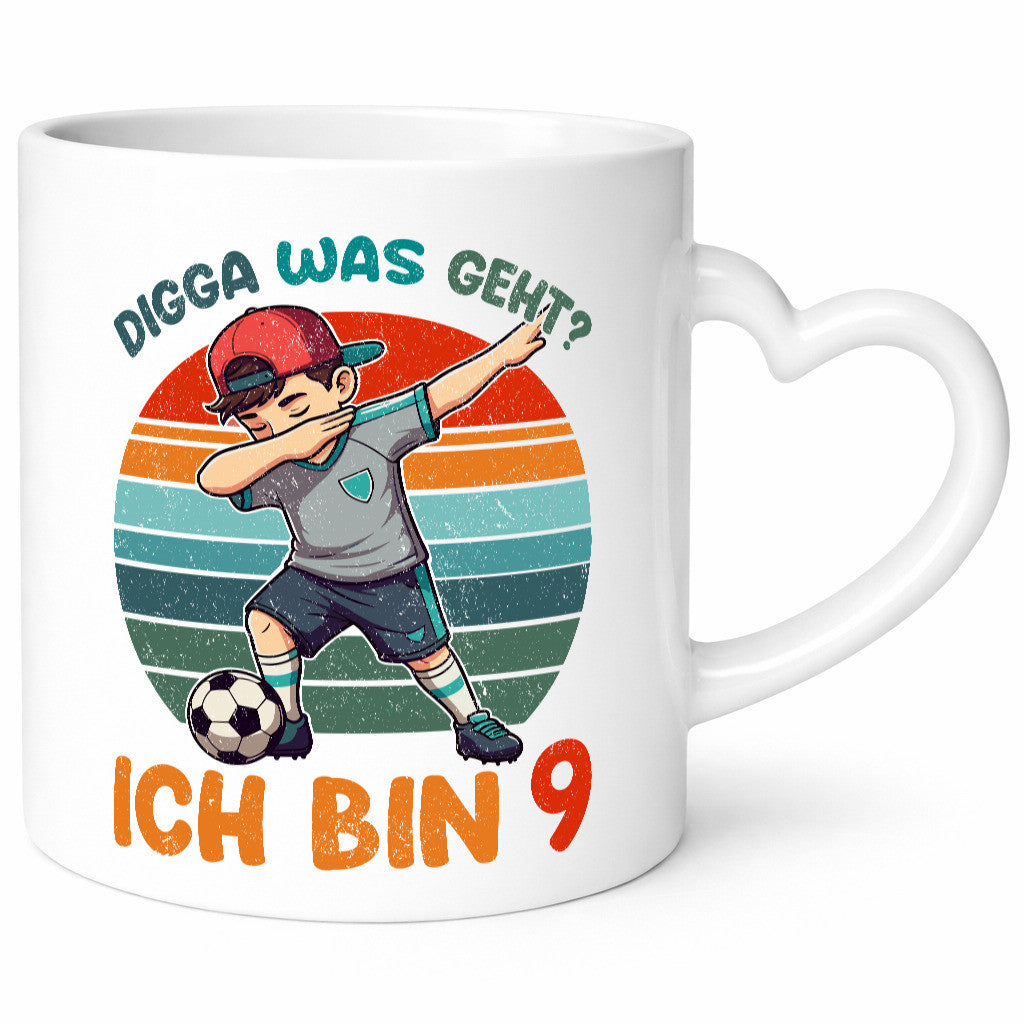 9. Geburtstag | 9 Jahre digga ich bin Dabbing Humor Geschenkidee Tasse