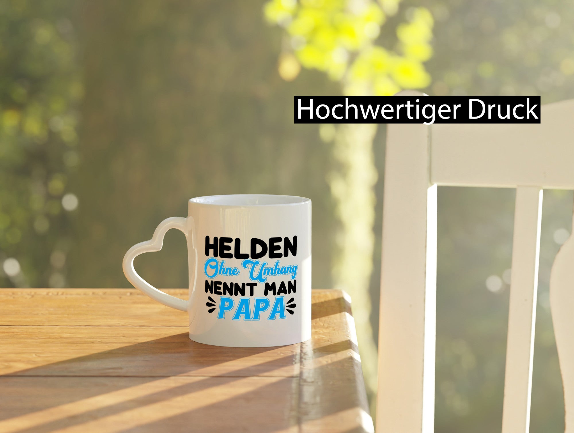 Superheld Papa Geschenk Humor Geschenkidee lustiger Spruch Tasse