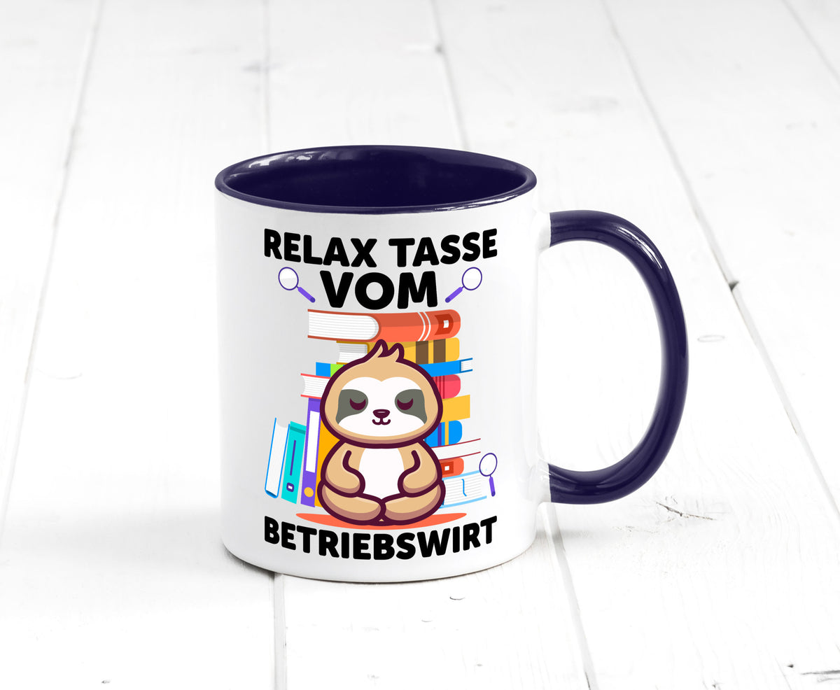 Relax Tasse: Betriebswirt | Betriebswirtschaft lustiger Spruch Geschenk Humor