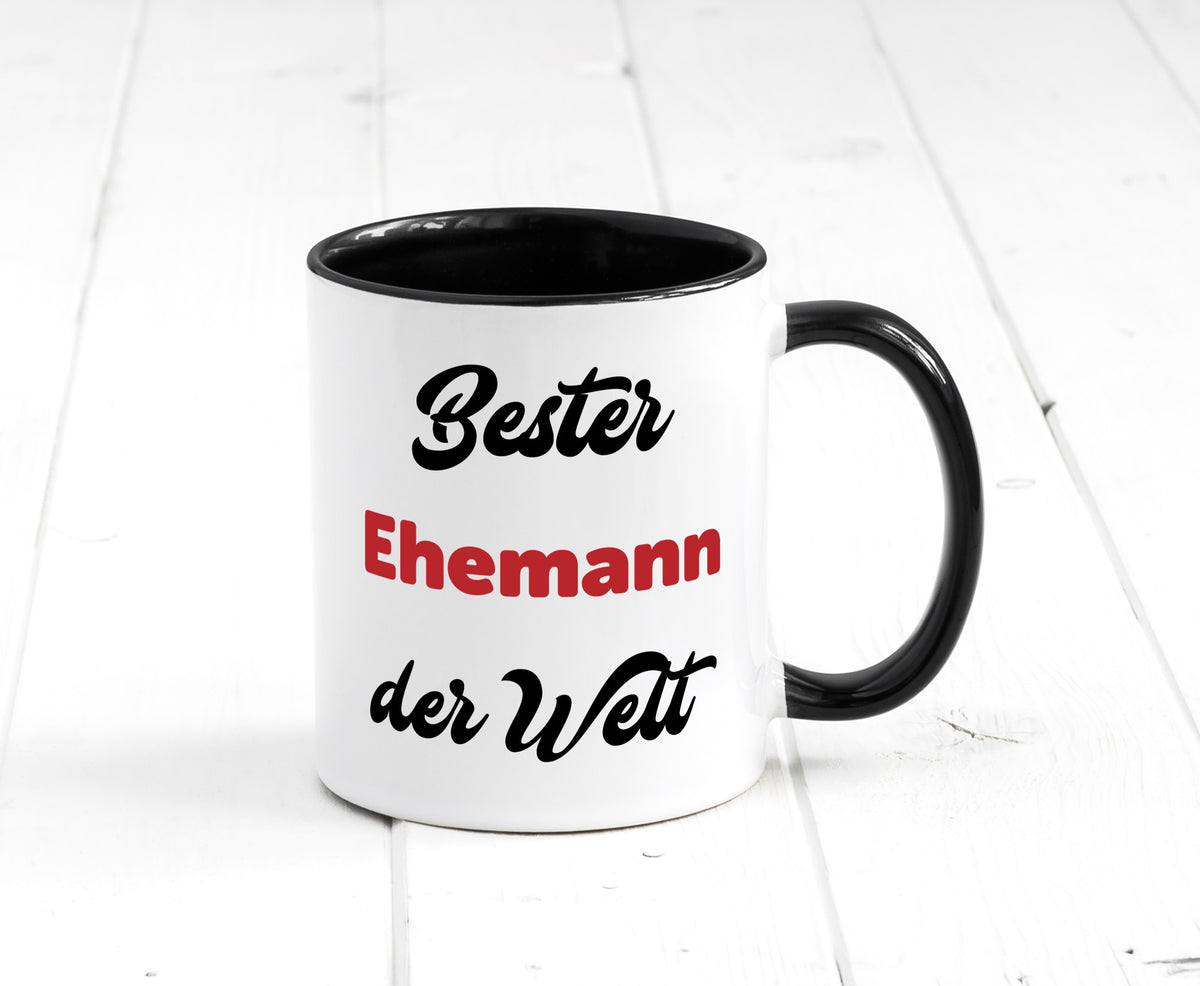 Bester Ehemann der Welt | Ehepaar Geschenkidee Humor Tasse
