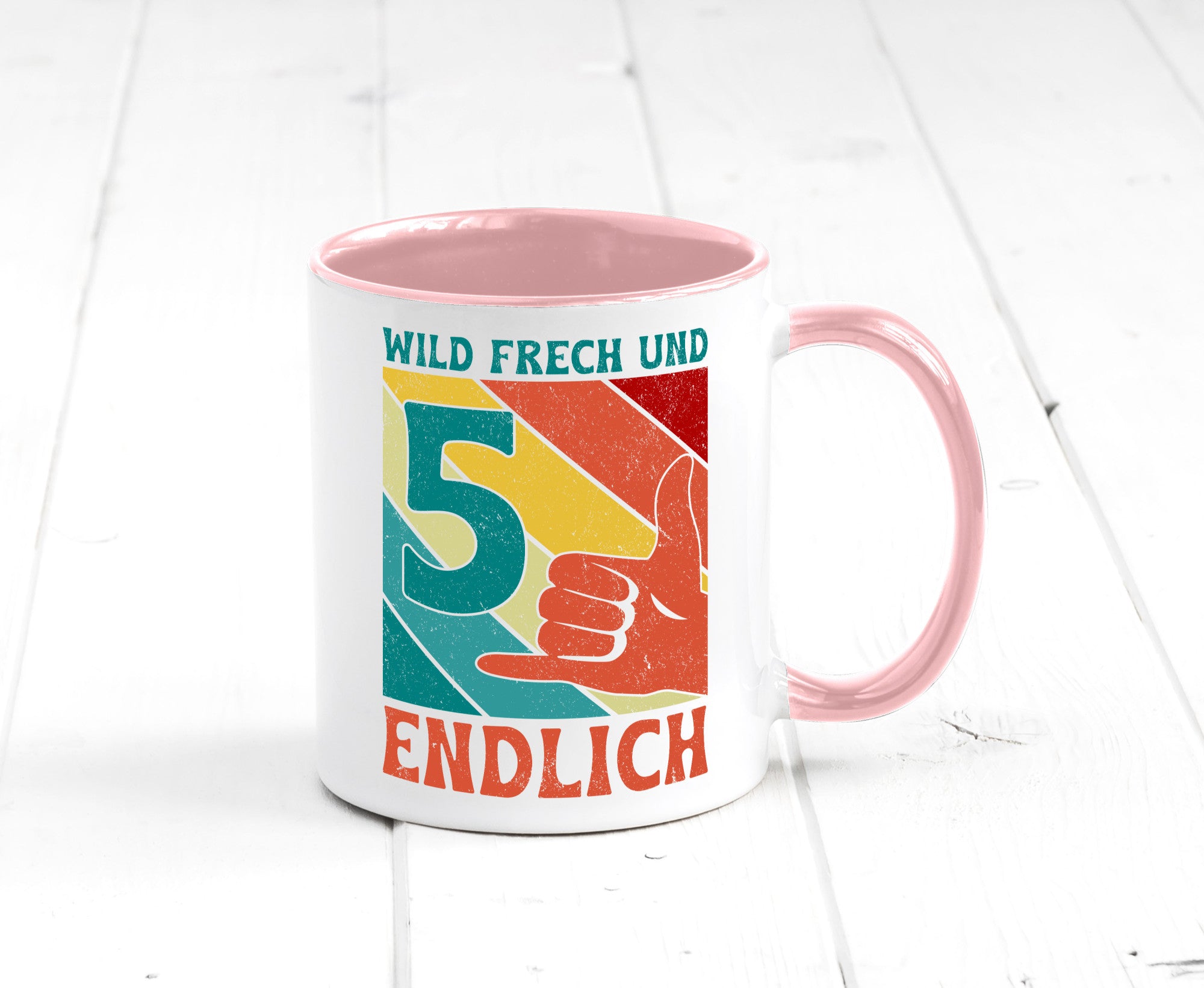 5. Geburtstag | 5 Jahre Wild und Frech Geschenk Geschenkidee lustiger Spruch