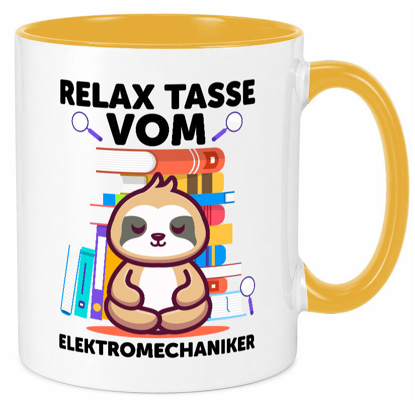 Relax Tasse: Elektromechaniker | Mechaniker Geschenk Humor Geschenkidee