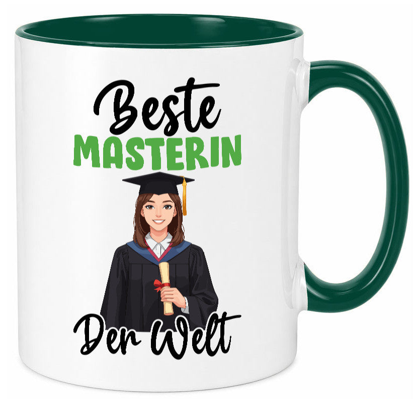 Beste Masterin | Student Uni Studium Humor Geschenkidee Tasse