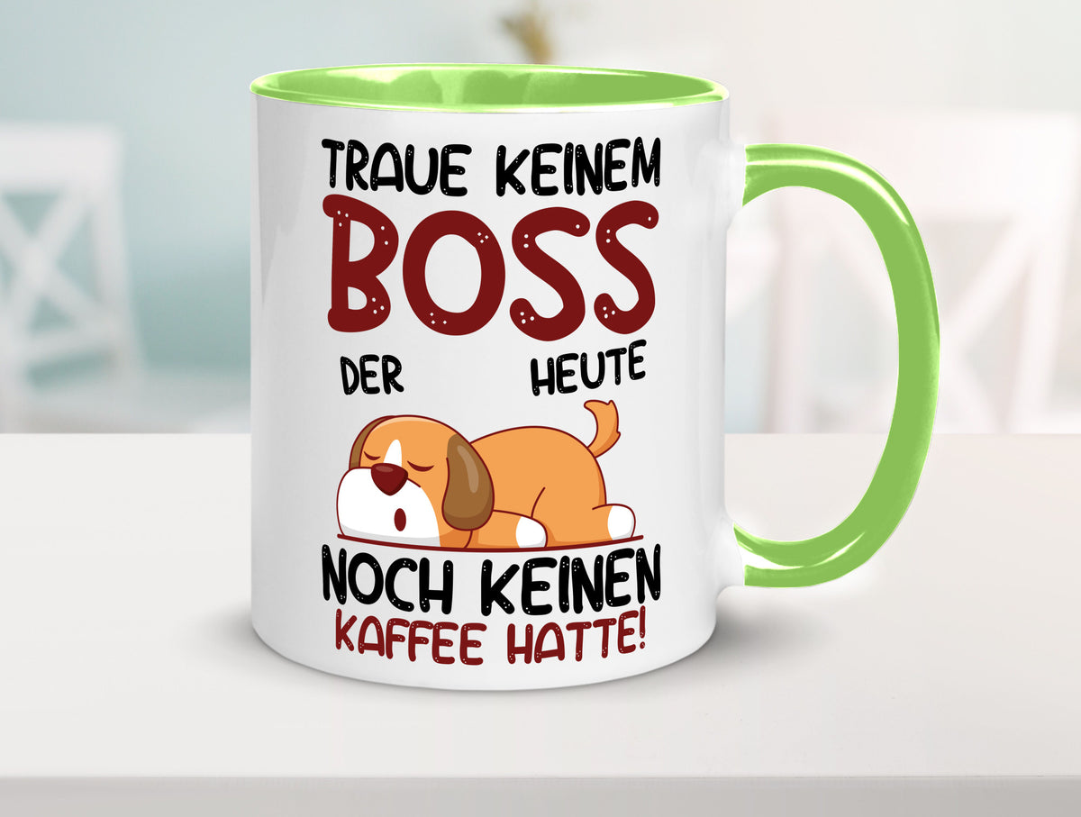 Traue keinem Boss | Führungskraft Vorgesetzter Geschenkidee Humor Tasse