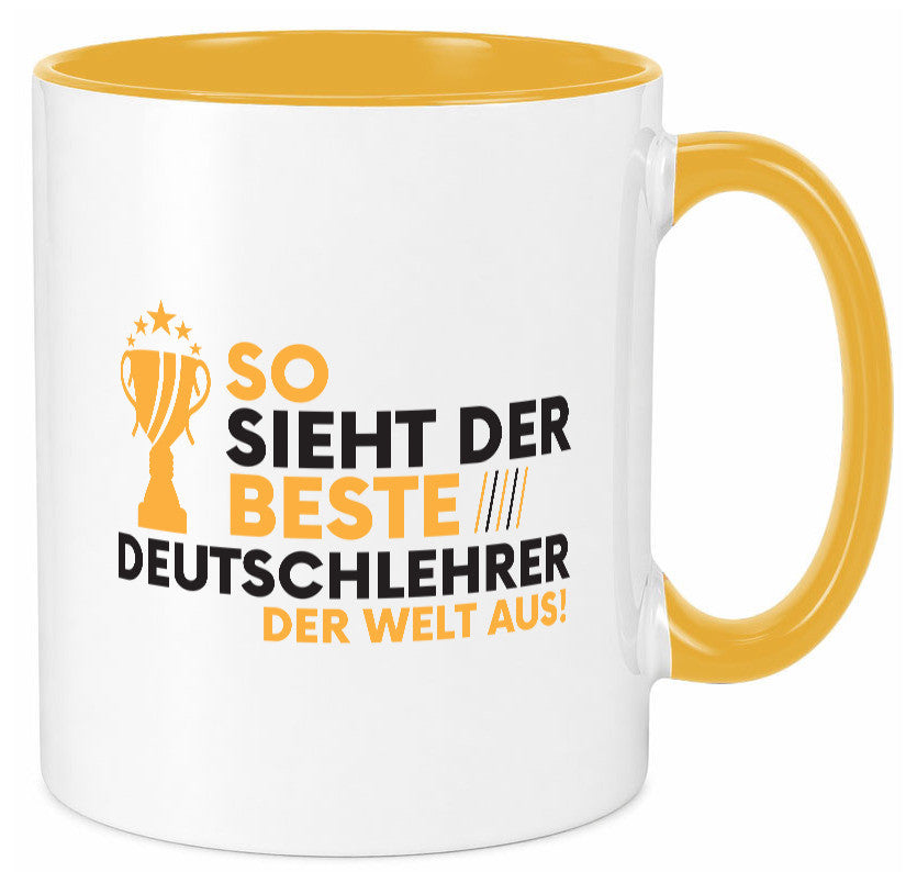 Der Weltbeste Deutschlehrer | Lehrer Schule lustiger Spruch Geschenk Humor