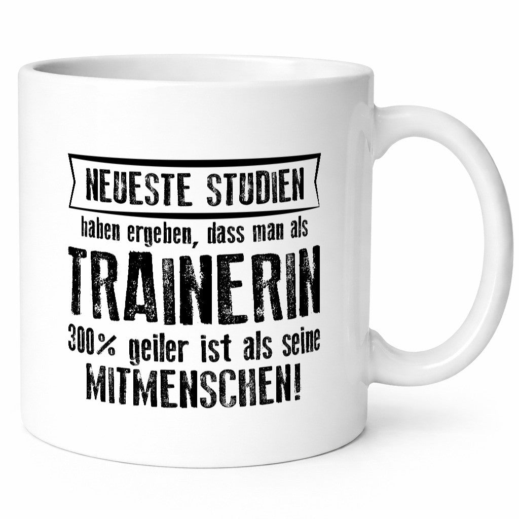 Neuste Studien: Trainerin | Sportverein Humor Geschenkidee Tasse