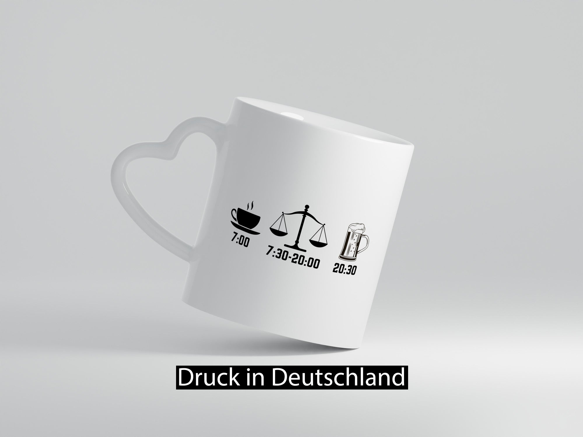 Kaffe am morgen | Anwalt Bier abend Geschenkidee Humor Tasse