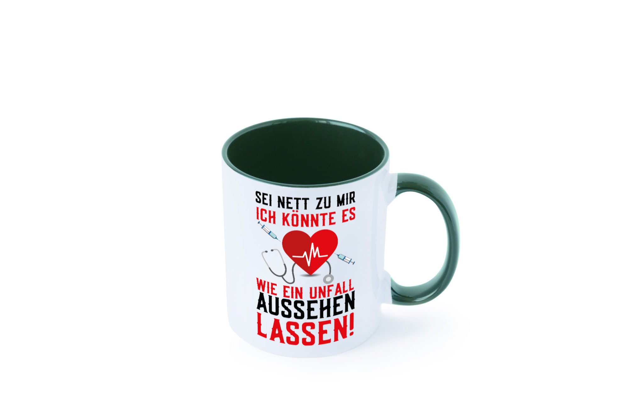 Sei nett zu mir | Krankenschwester Arzt Klinik Spritze v2 lustig Humor