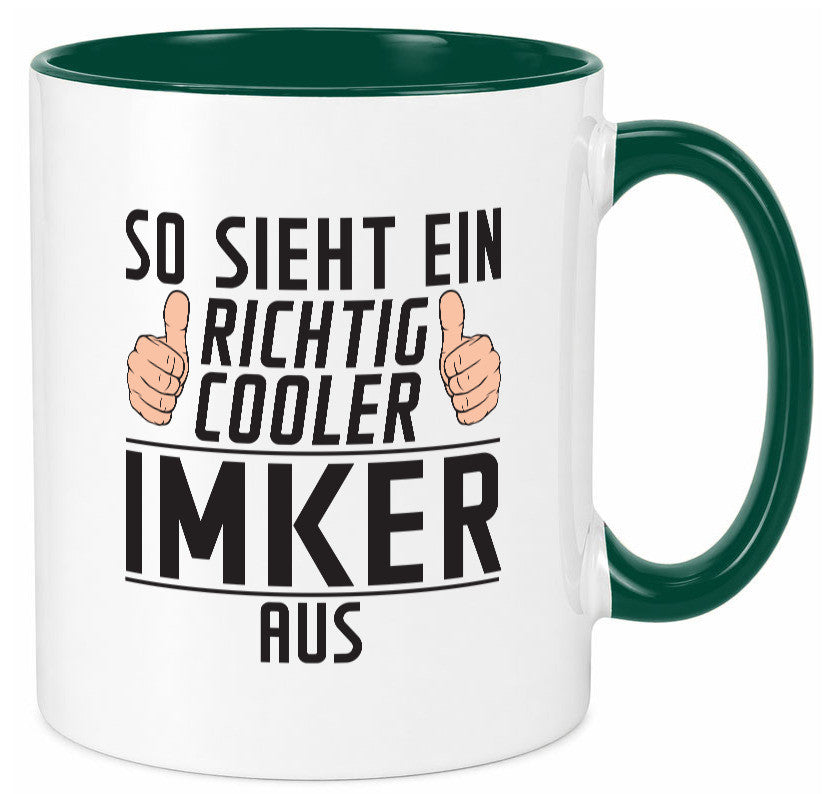Richtig Cooler Imker | Imkerei Geschenkidee Humor Tasse