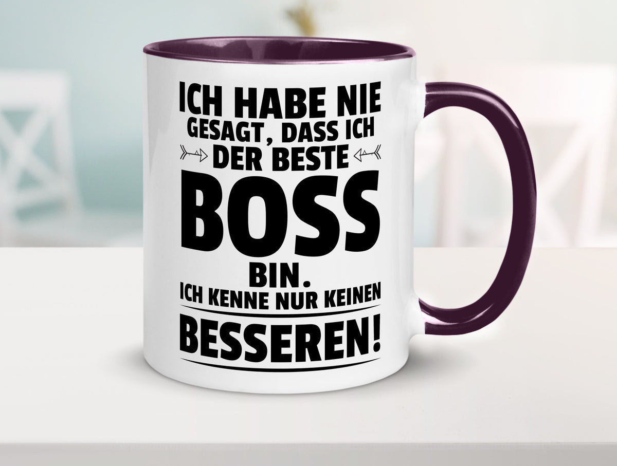 Der Beste Boss | Führungskraft Vorgesetzter lustiger Spruch Geschenk Humor Tasse