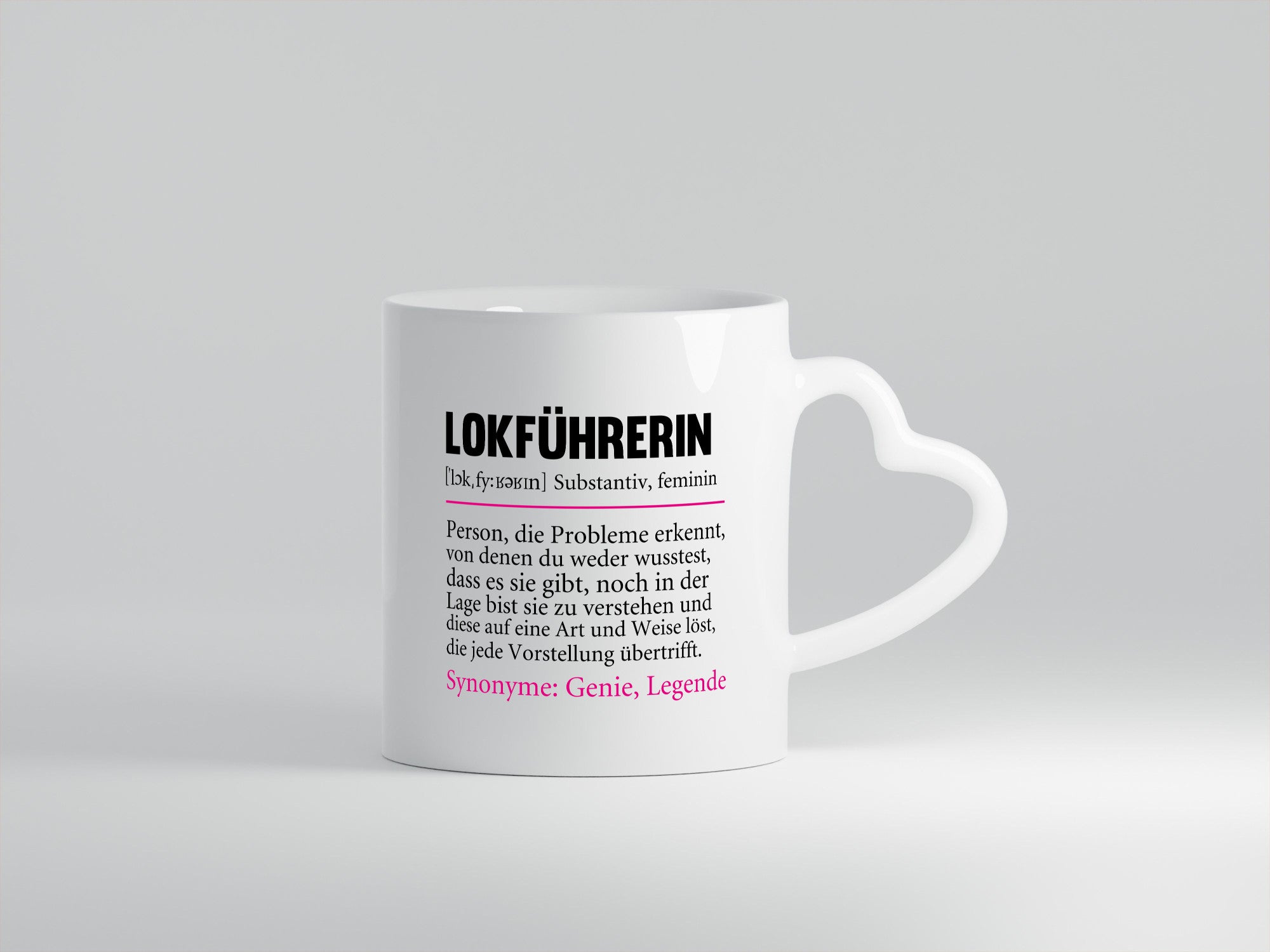 Lokführerin | Spruch lustig Zug Beruf Geschenk Arbeit Kollegen Büro lustiger